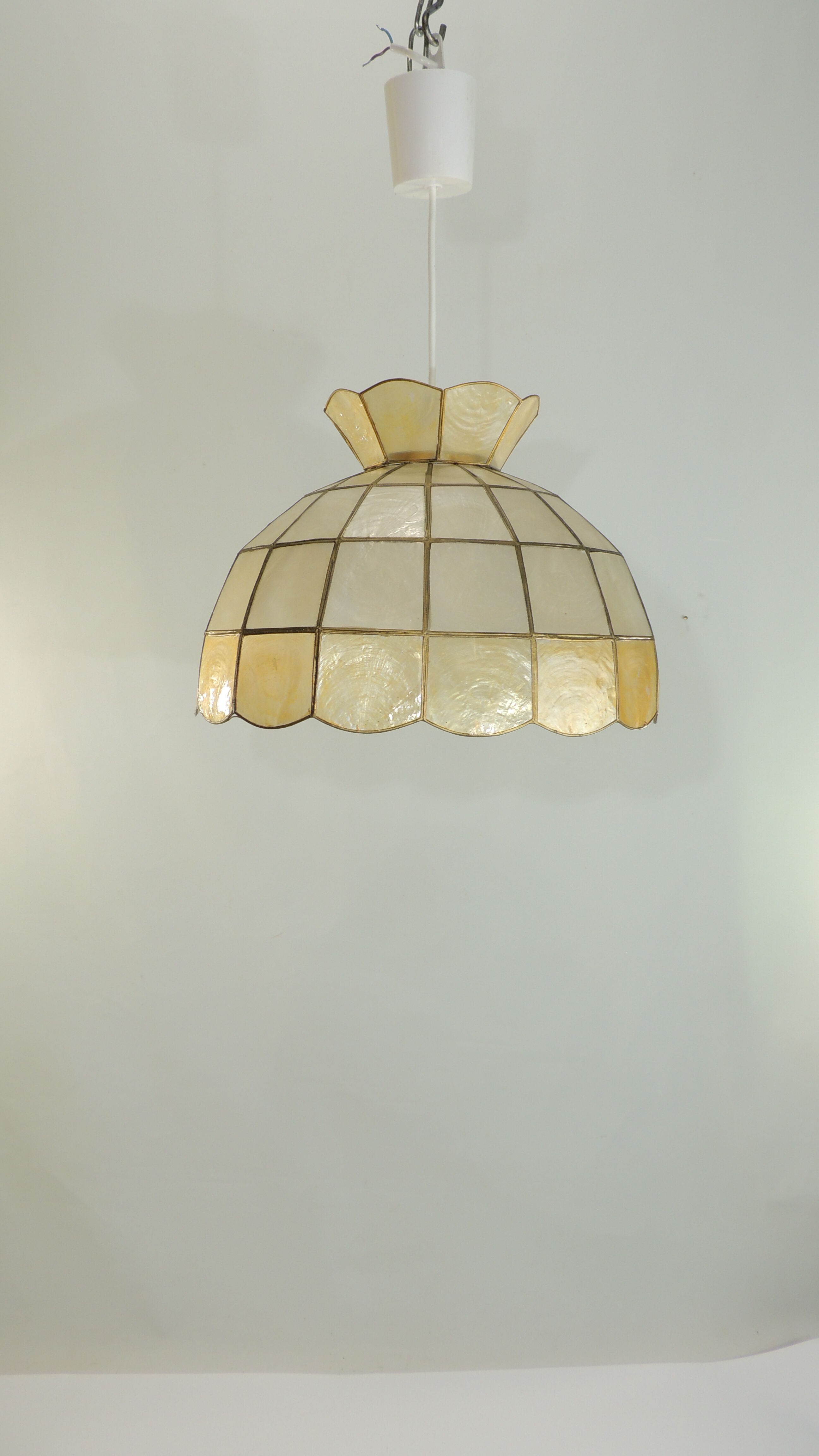 Large mother-of-pearl / vintage suspension