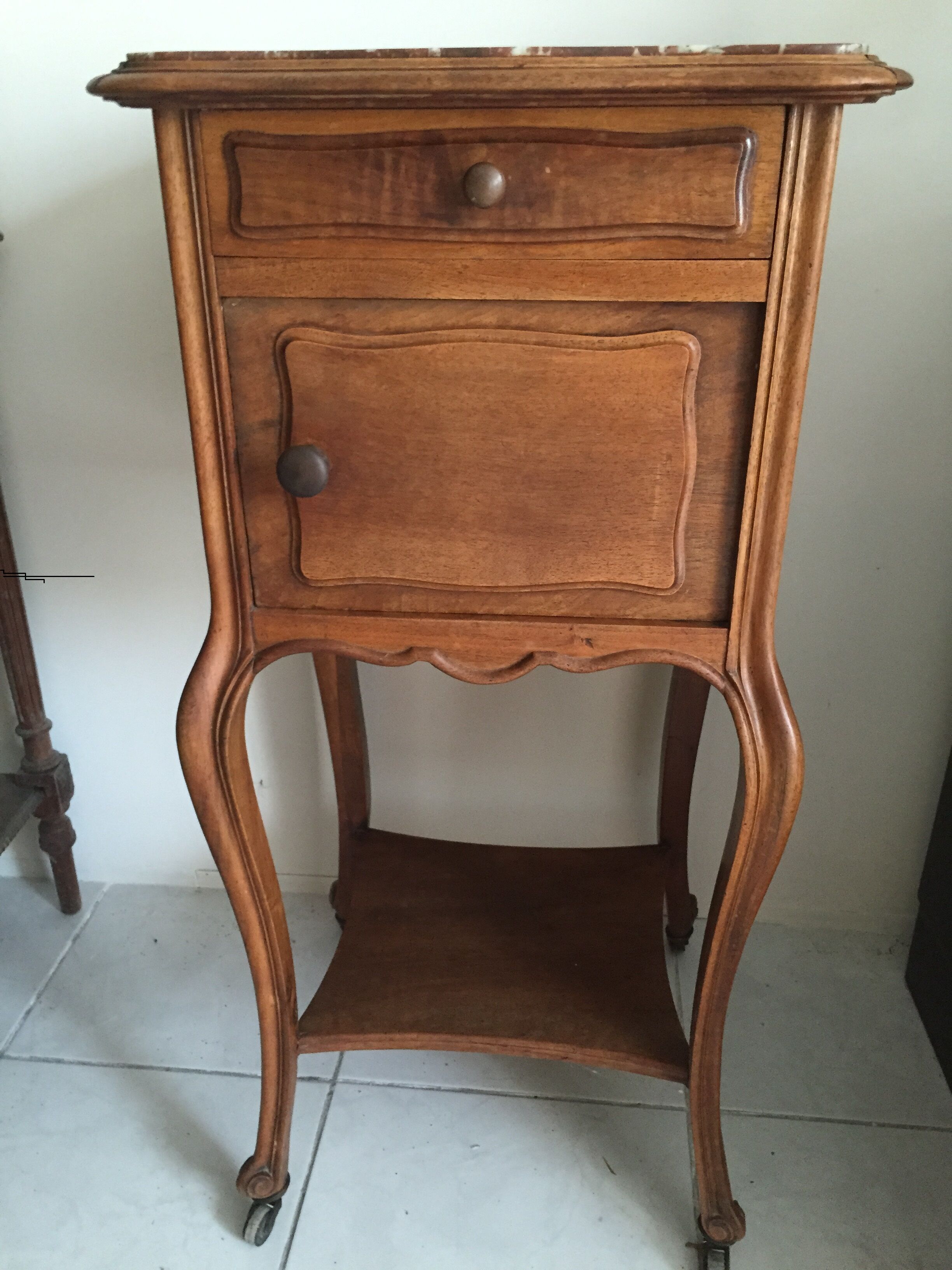 Former top bedside marble