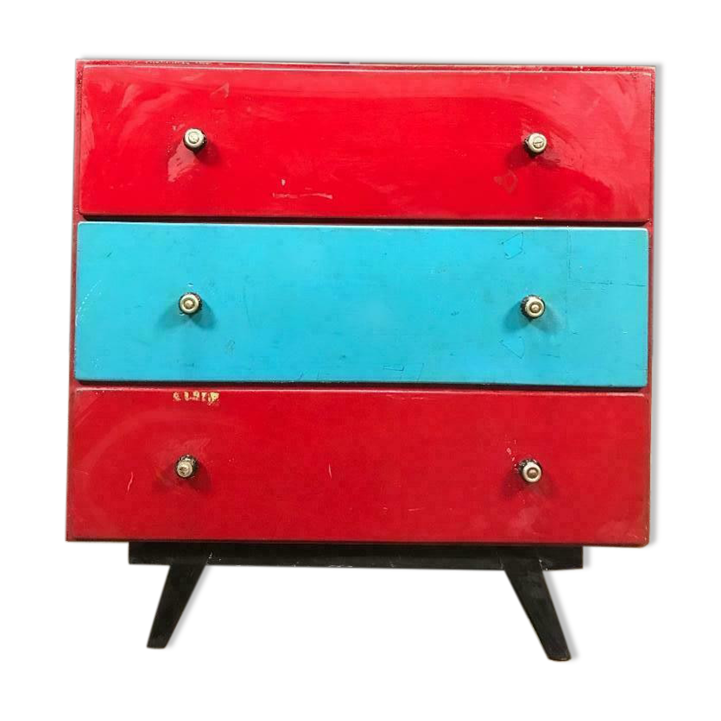 Commode vintage placard