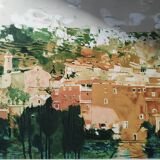 Original lithograph signed Michel Rodde