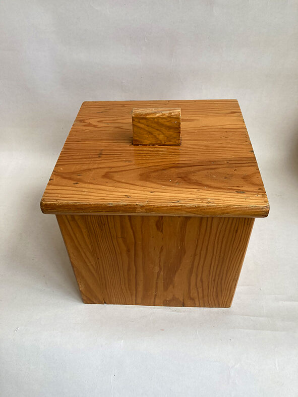 Wooden box regain vintage 1970