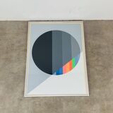 Lithograph Eugenio Carmi "La Scoperta Della Luce" 1971