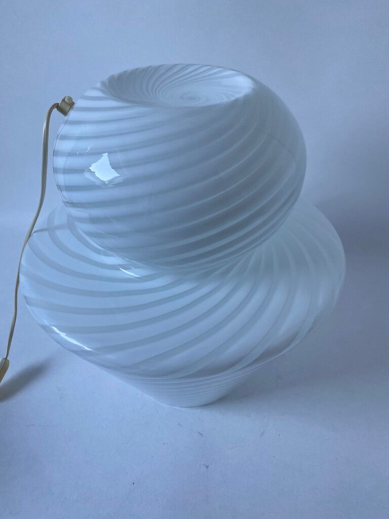Mushroom Lamp Murano Glass 1970