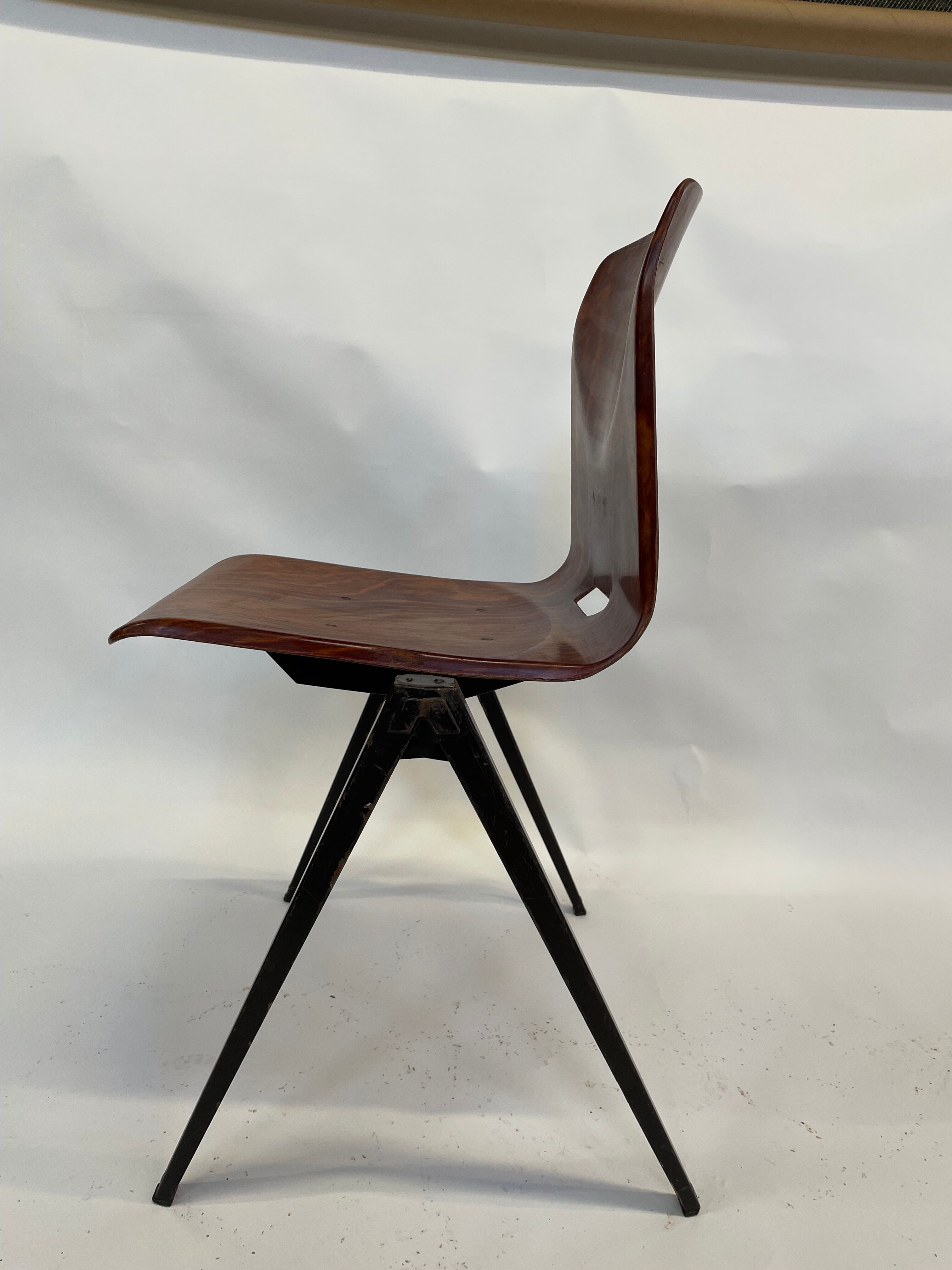 School chair brown