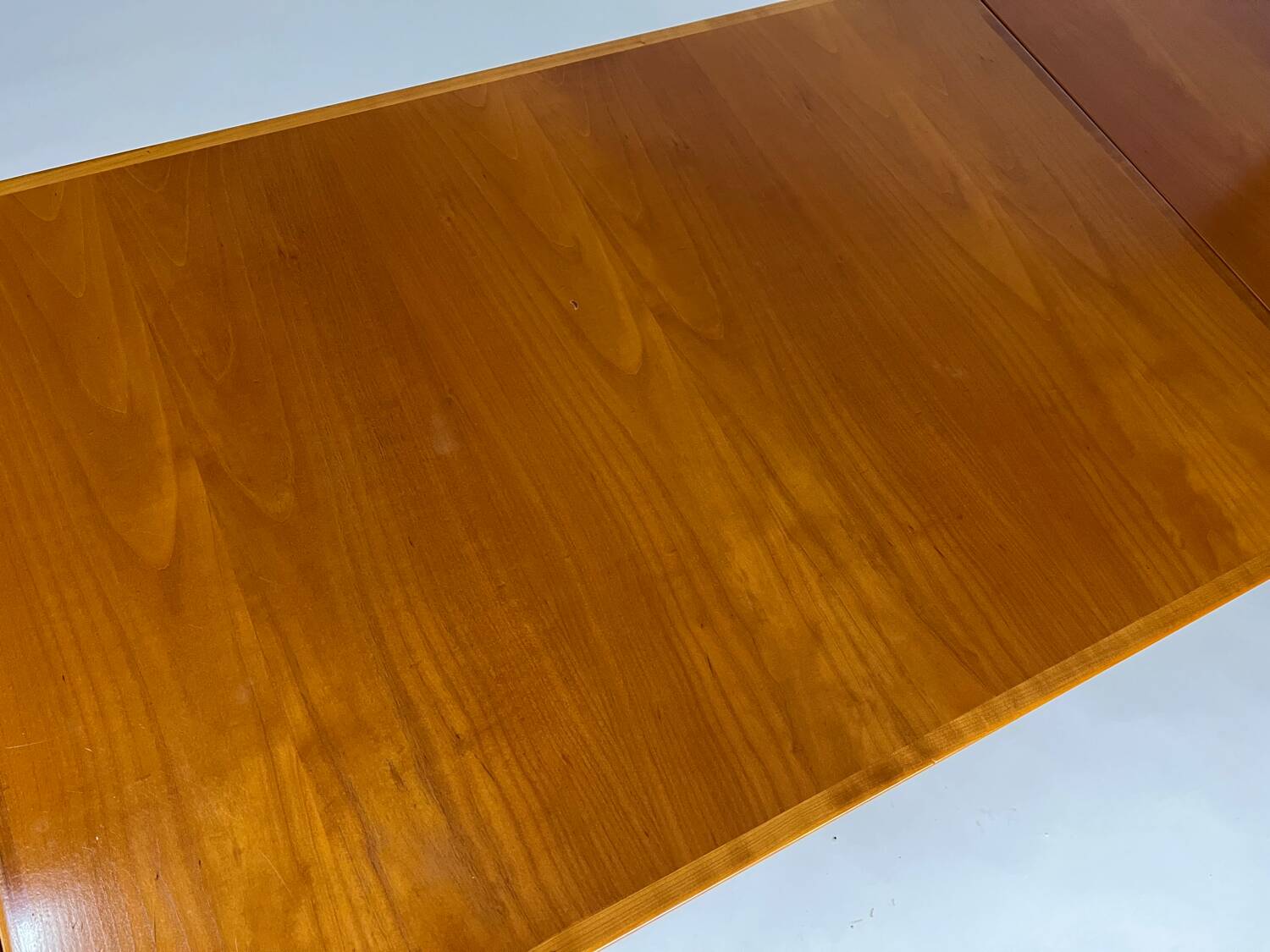 Vintage Cherrywood Dining Table Extendable 1960s Mid-Century