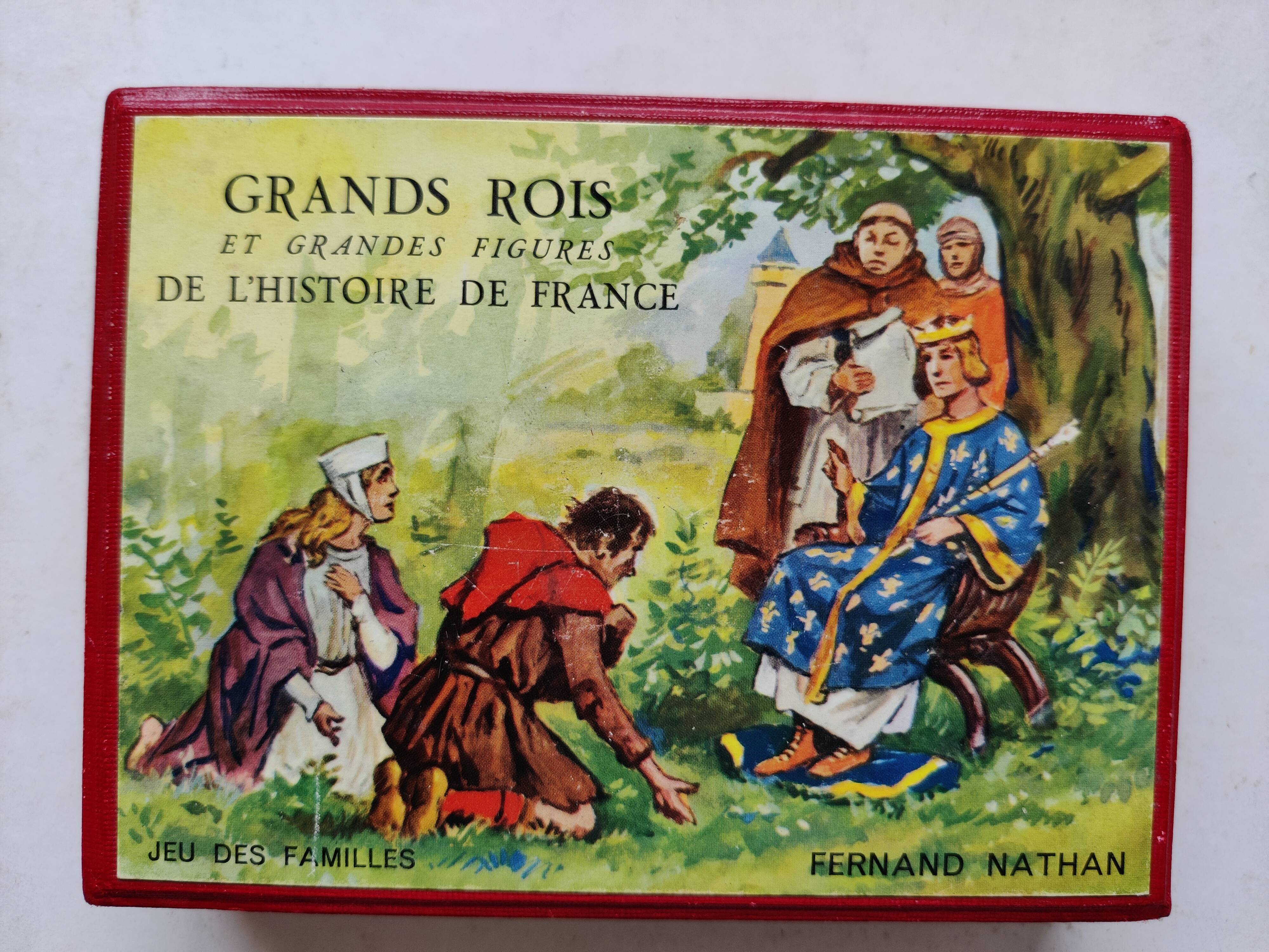 Ancient game of families kings and figures of the history of France
