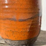 Raku vase / signed ceramic / handmade pottery