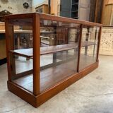 Mahogany corner display counter