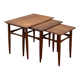 Tables gigognes en teck années 60