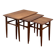 Tables gigognes en teck années 60