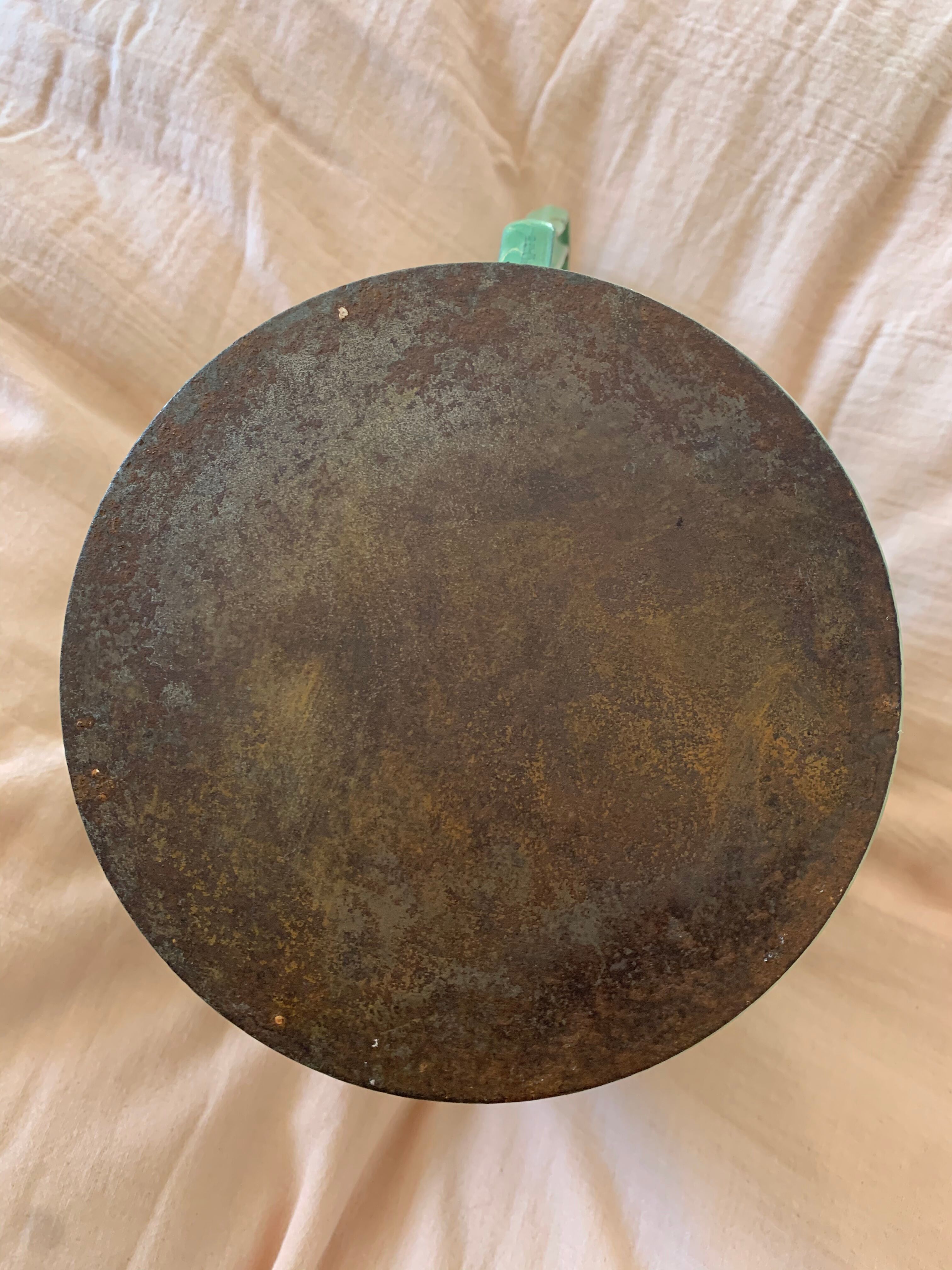 Enamelled cast iron pitcher 1950