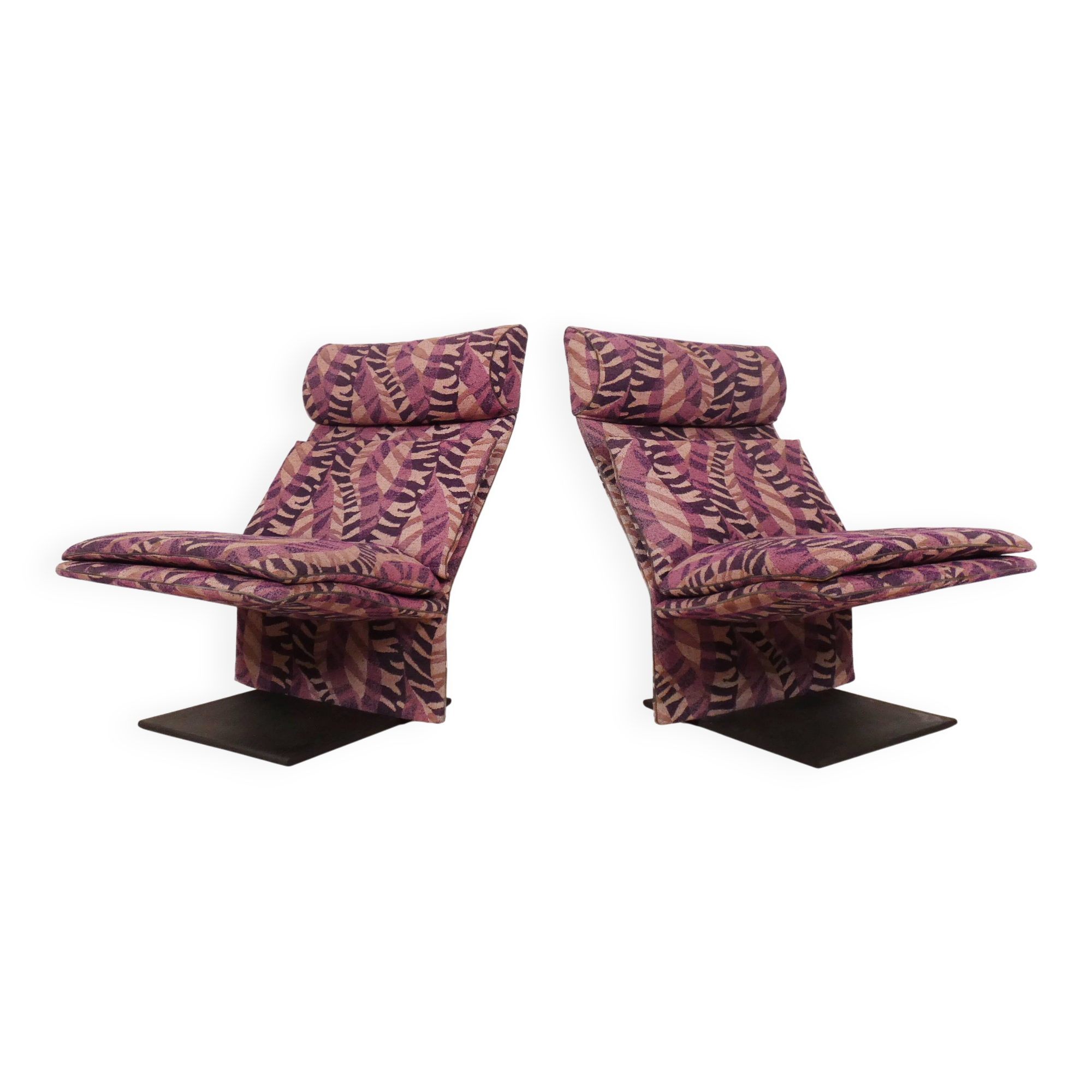 Saporiti chairs in Missoni fabric