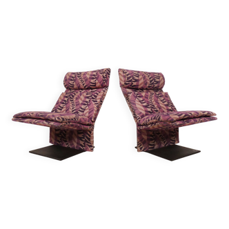 Saporiti chairs in Missoni fabric