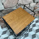 1960s side table with magazine holder