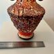 Expressive Fat-Lava vase lamp with dragon lampshade