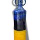 Large Moroccan Artisanal Vase in Majorelle Blue and Mustard Yellow