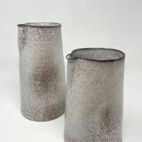 Mid-Century Modern Pair of Ceramic Pitchers by Alessio Tasca, 1970s, Italy