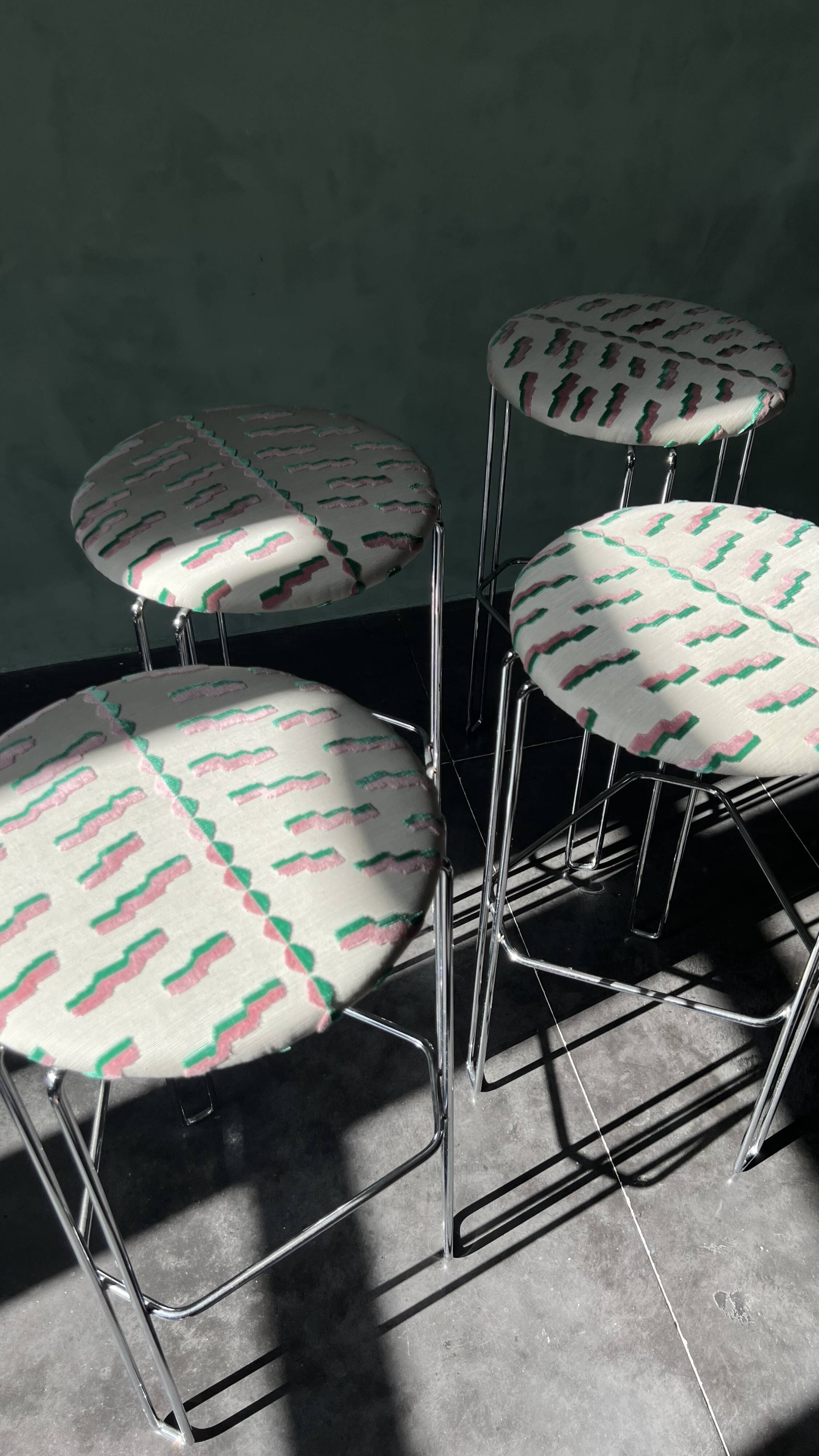 Tabourets de bar studio Tecnico Bononia, années 70