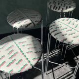 Tabourets de bar studio Tecnico Bononia, années 70