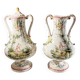 Pair of vases, Marseille earthenware factory, Joseph Gaspard Robert