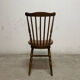 Vintage "Western" chair in dark wood
