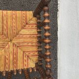 Straw corner chair for children