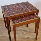 Teak nesting tables and some