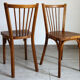 Paire de chaises bistro Baumann années 50/60