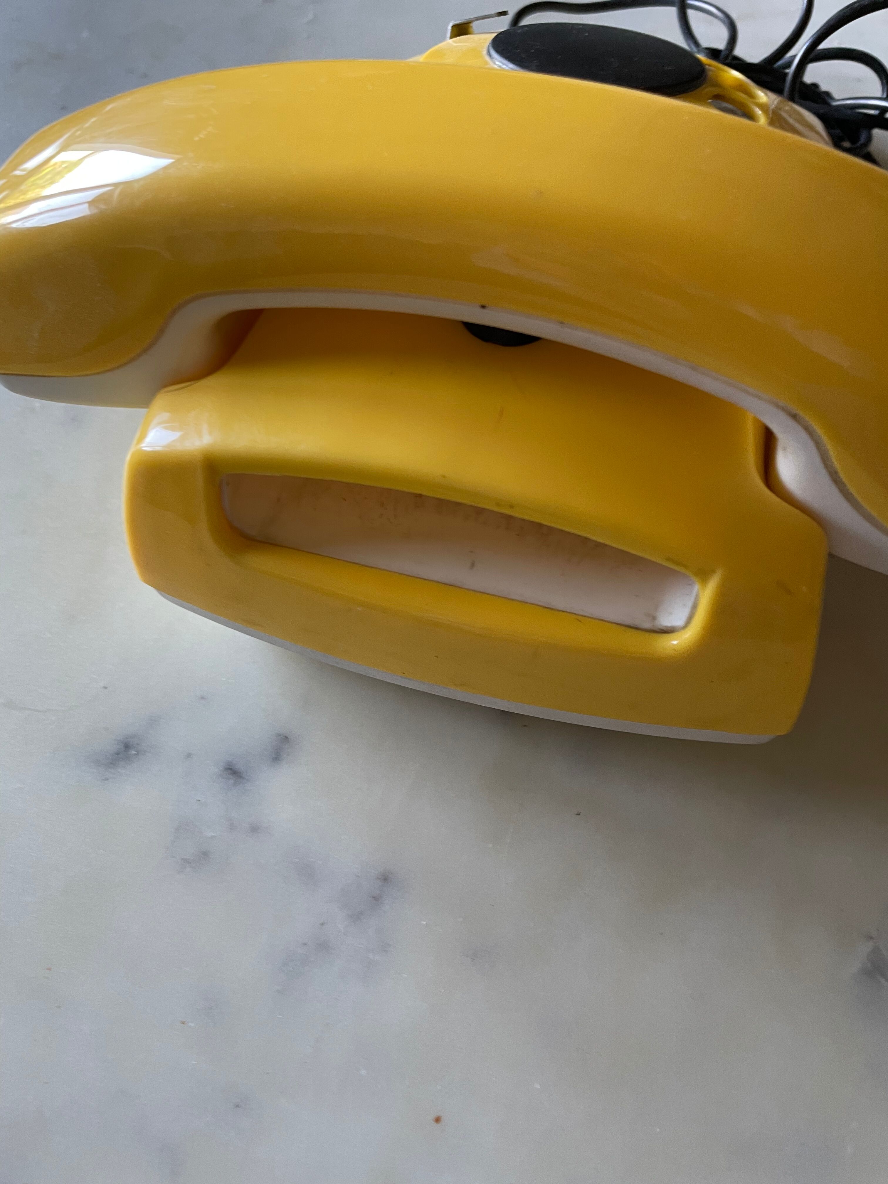 Yellow vintage phone
