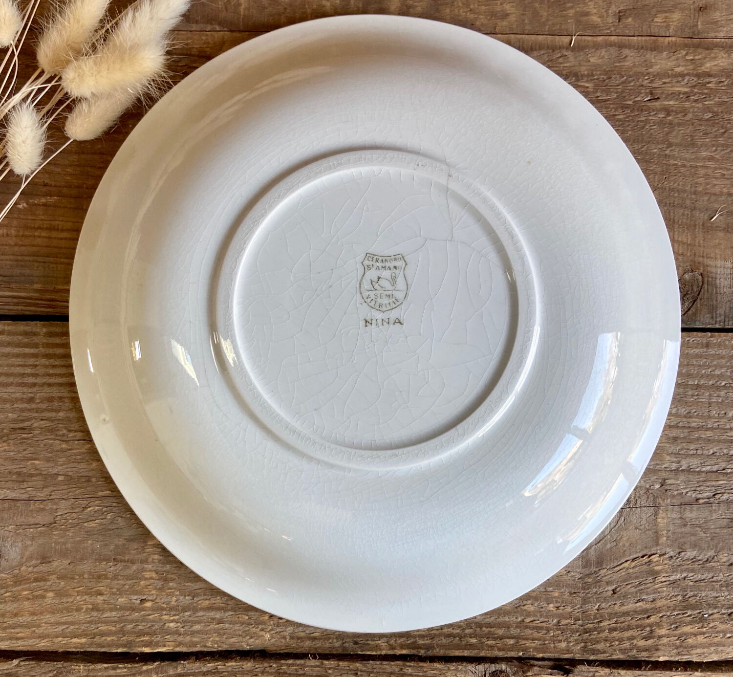 Hollow dish St Amand France