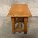 Vintage solid wood regional craft stool