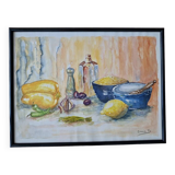 Original still life watercolor