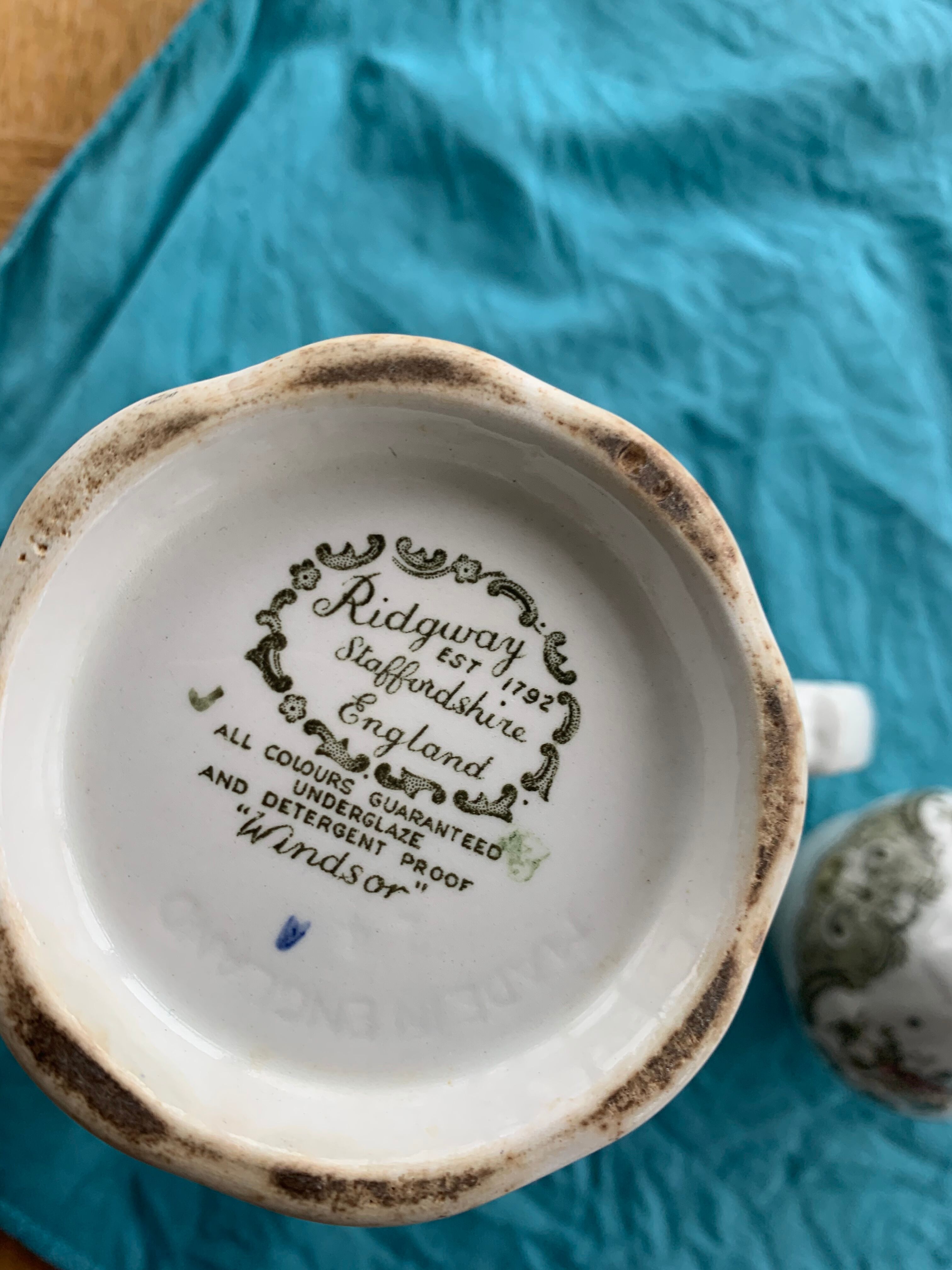 Coffee maker ridgway is 1792 staffordshire england model Windsor