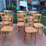 Lot de 8 chaises bistrot