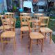 Lot de 8 chaises bistrot