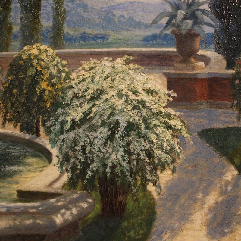 Italian landscape painting from the first half of the 20th century