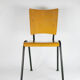 Marko school chair by Ynske Kooistra wood and metal 60s
