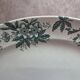 Oval plate Saint-Amand model Anemone – Old ironstone