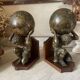 Pair of large vintage Mercurio d'Oro bookends