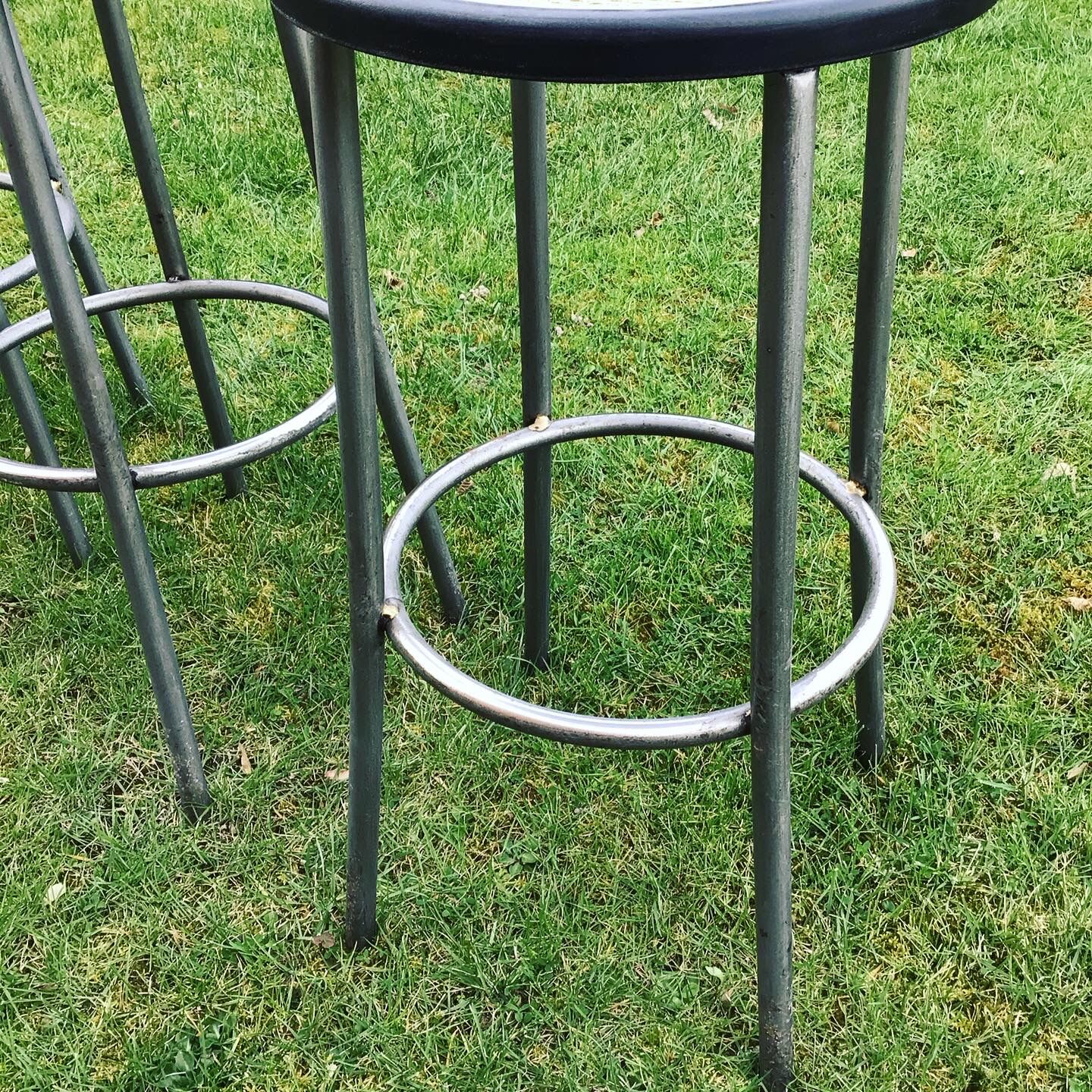 Lot of four bistro stools