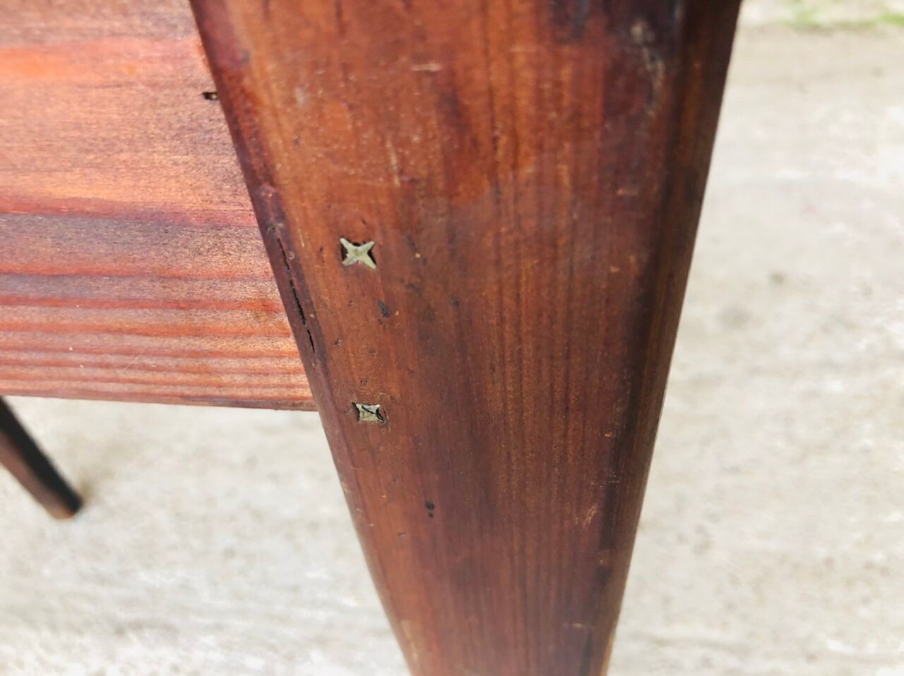 Wooden farmhouse console Circa 40/50