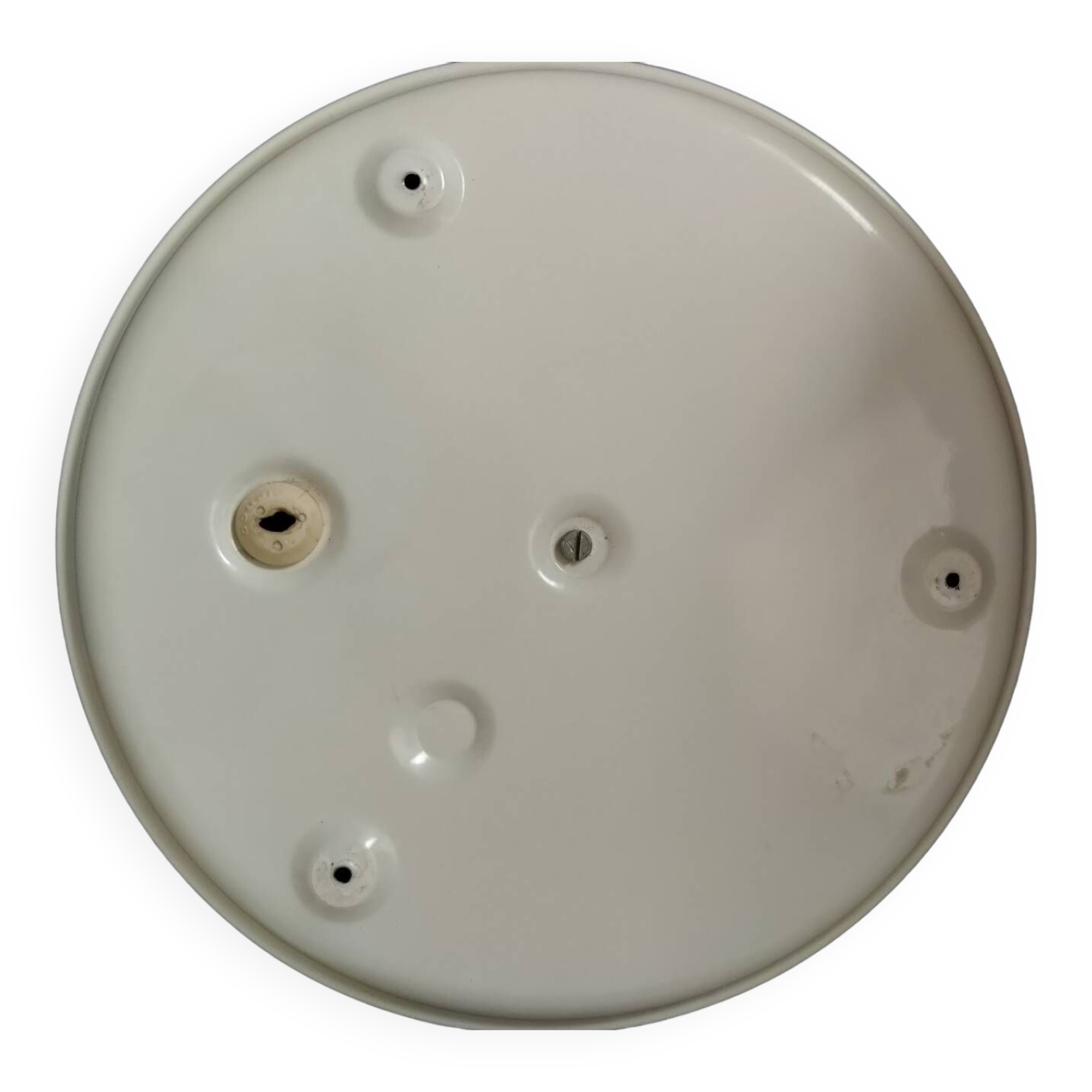 Vintage Ikea white ceiling light with 3 adjustable spots 90's