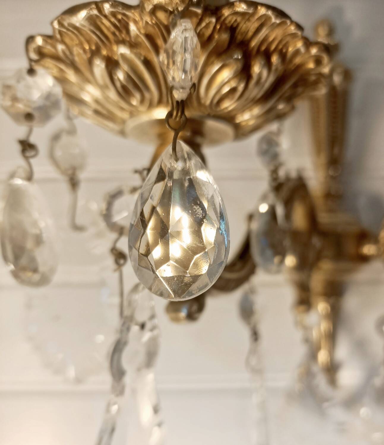 Pair of tassel sconces