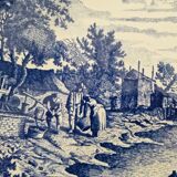 Important Delfts Blauw Chemkefa earthenware dish, Maastricht