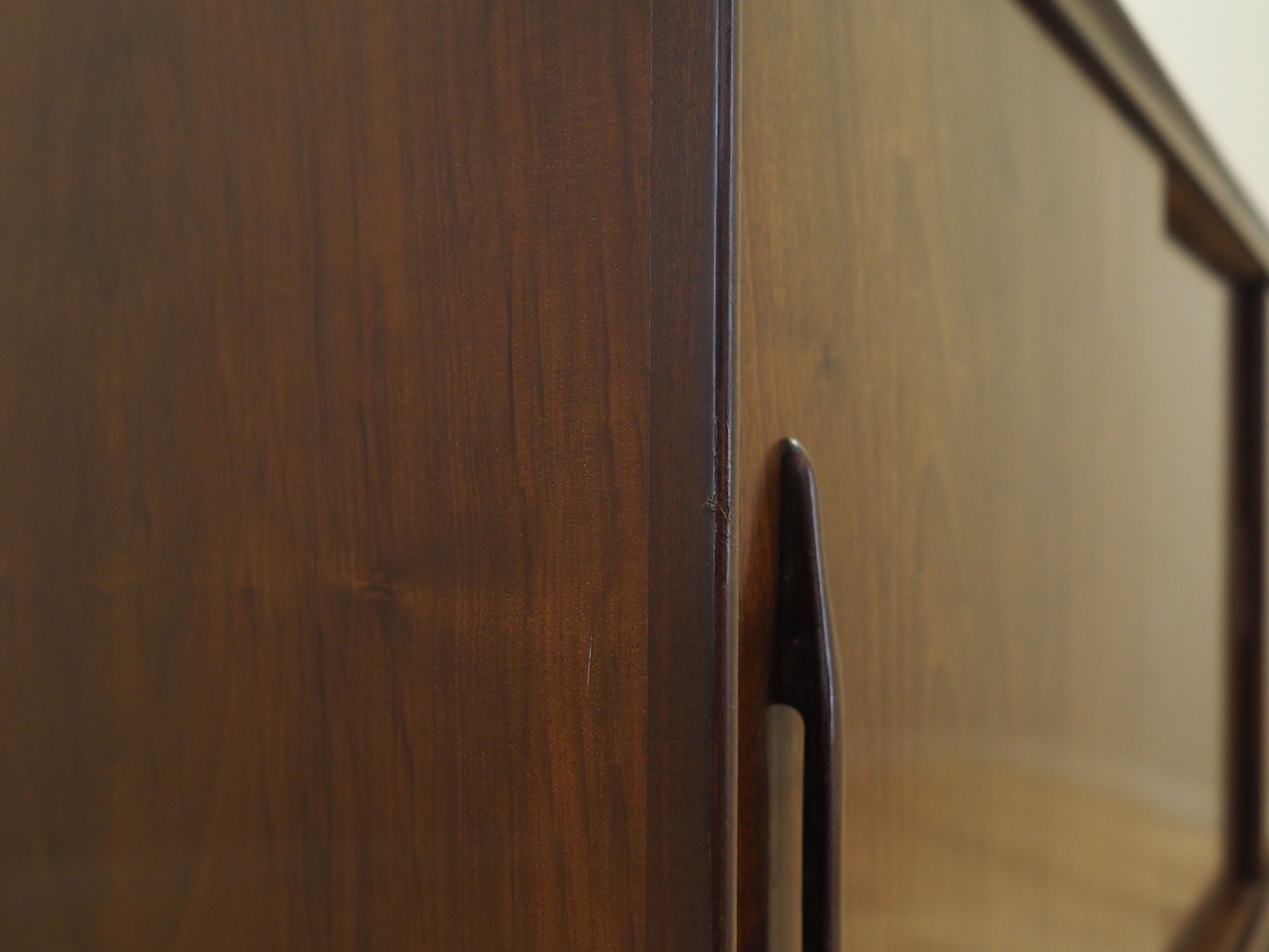 Walnut sideboard, Danish design, 1970s, production: Denmark