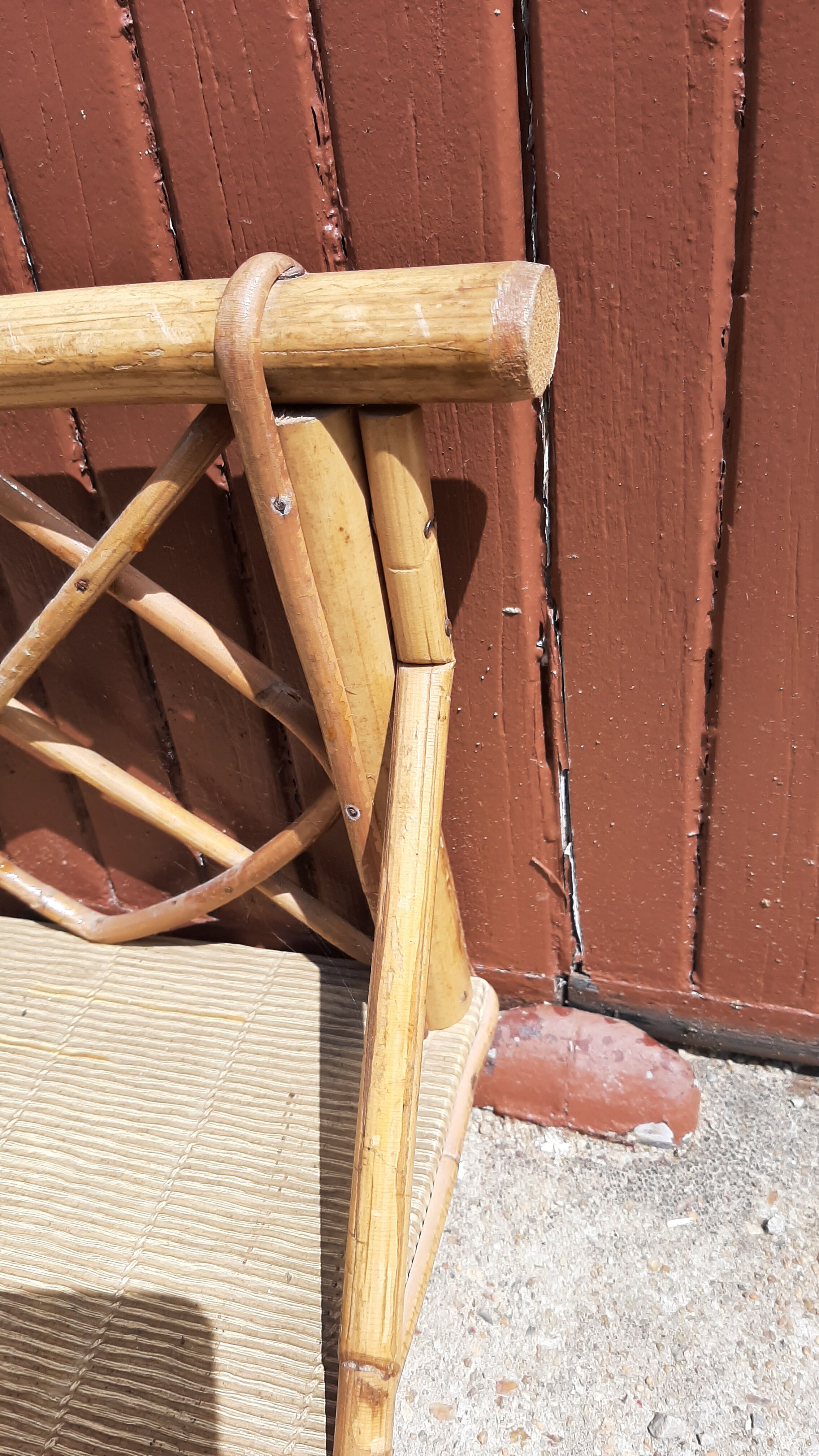 Wall shelf Vintage Bamboo Rattan