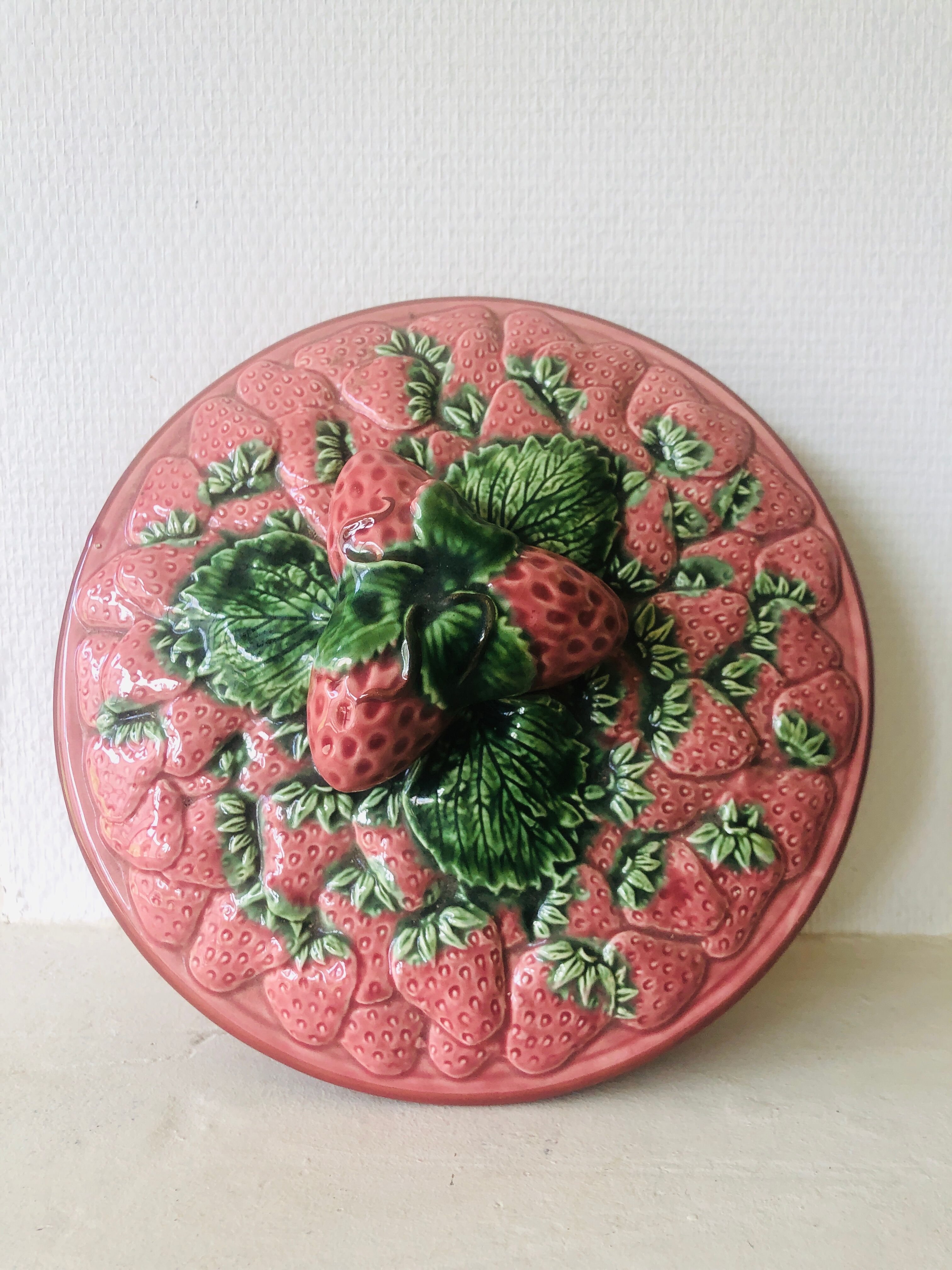 Plat à tarte en barbotine