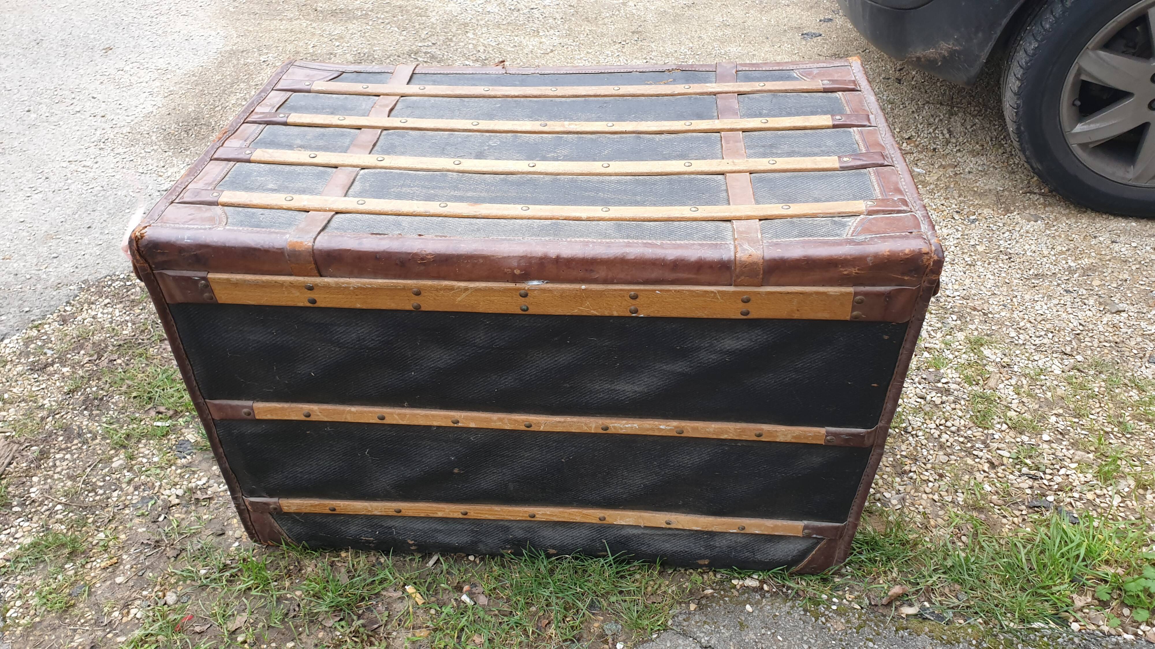 Late 19th century travel trunk