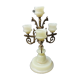 Alabaster candle holder