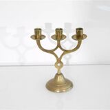 Scandinavian vintage brass candlestick
